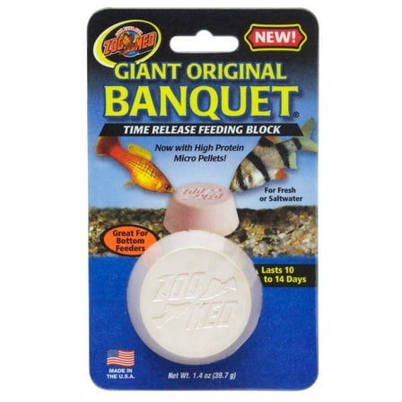 Zoo Med-Aquatrol AQ11400 Banquet Fish Block Giant - Carded