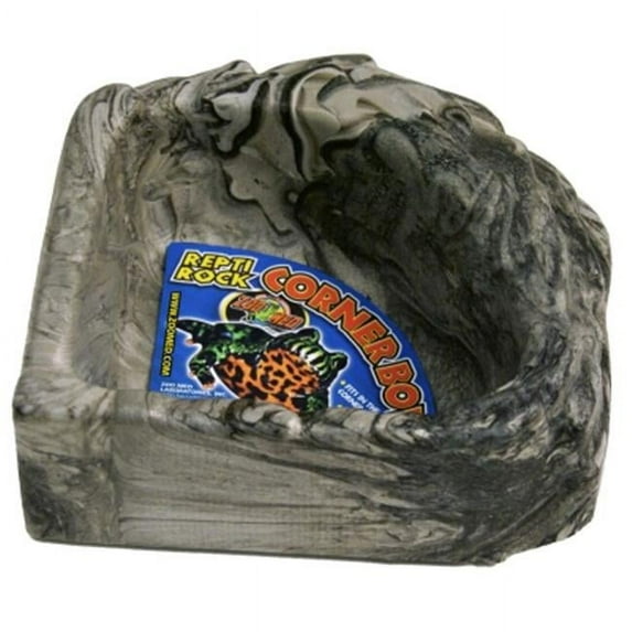Zoo Med-Aquatrol Repti Rock Corner Water Dish Large