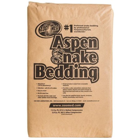 Zoo Med Aspen Snake Bedding: Premium Substrate for Reptiles, Small Pets, and Insects