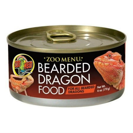Zoo Med Bearded Dragon Adult Canned Formula Wet Food 6 oz - PDS-097612400724