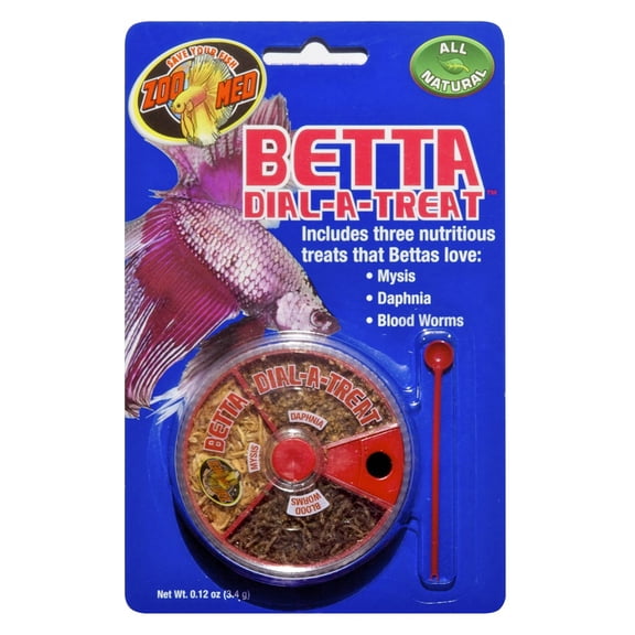 Zoo Med Betta Dial-A-Treat Betta Fish Treats, .12 Oz