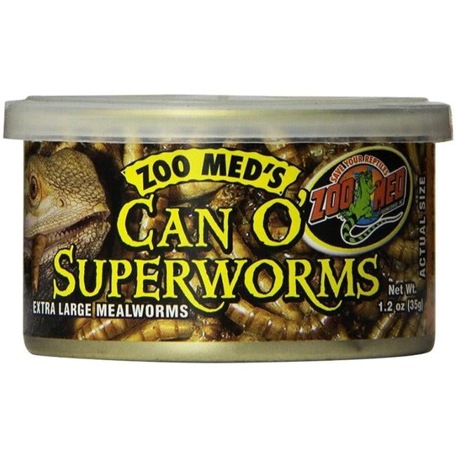 CAN O' SUPERWORMS EXTRA LARGE MEALWORMS CAN O' SUPERWORMS EXTRA LARGE MEALWORMS