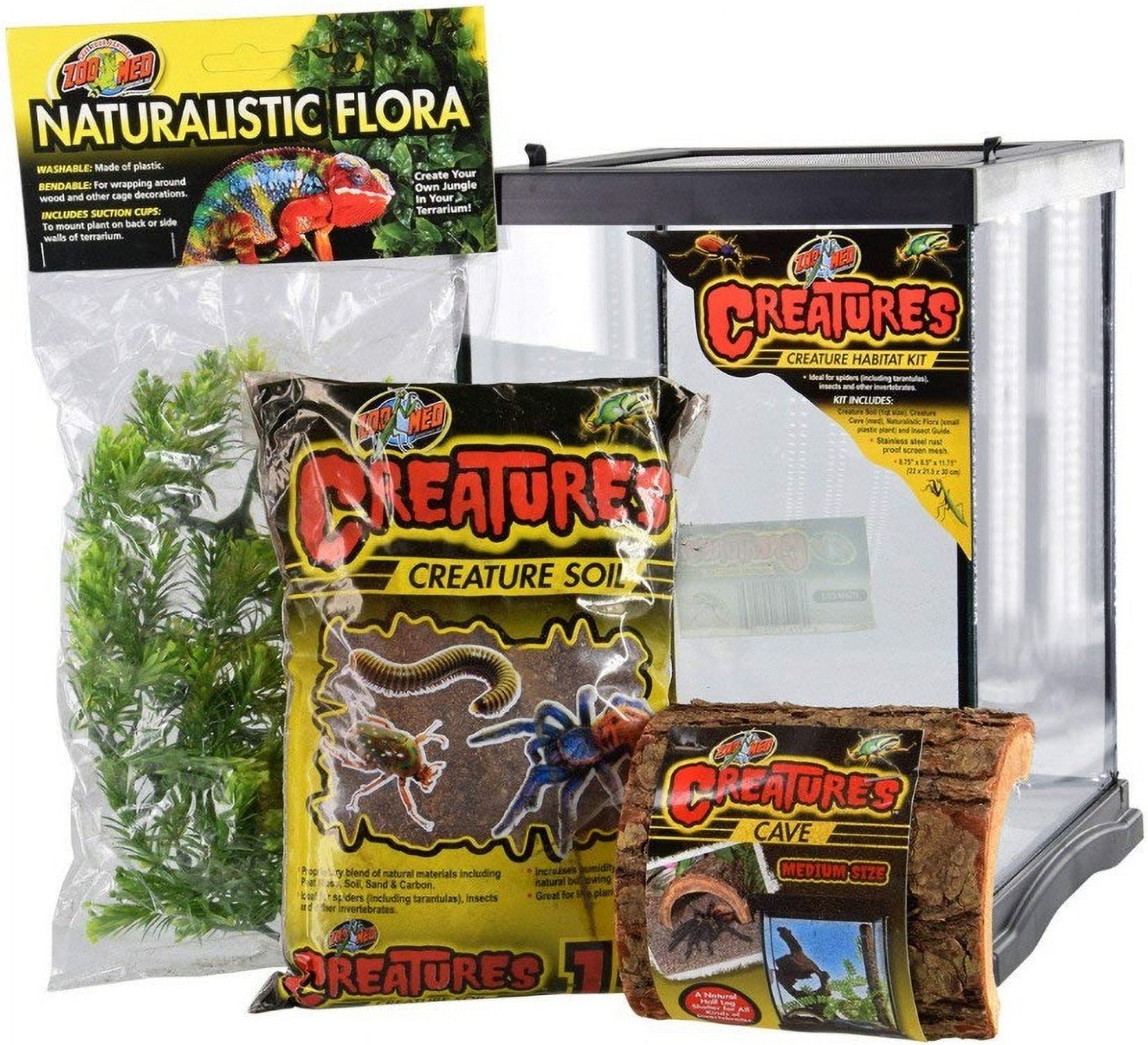 3 Gallon Clear Plastic Invertebrate Habitat Kit with Accessories
