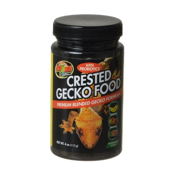 Zoo Med Crested Gecko Food Watermelon Flavor [Reptile Gecko Food, Reptile Supplies] 8 oz (2 x 4 oz)