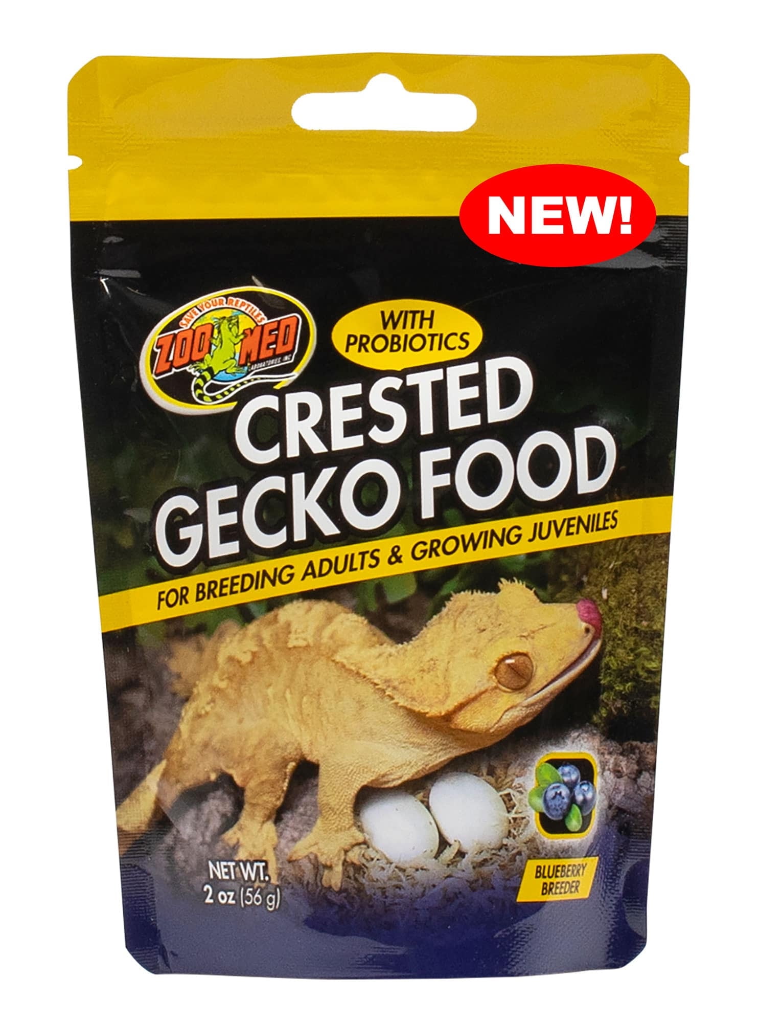 Zoo Med Crested Gecko Food with Probiotics For Breeding Adults and