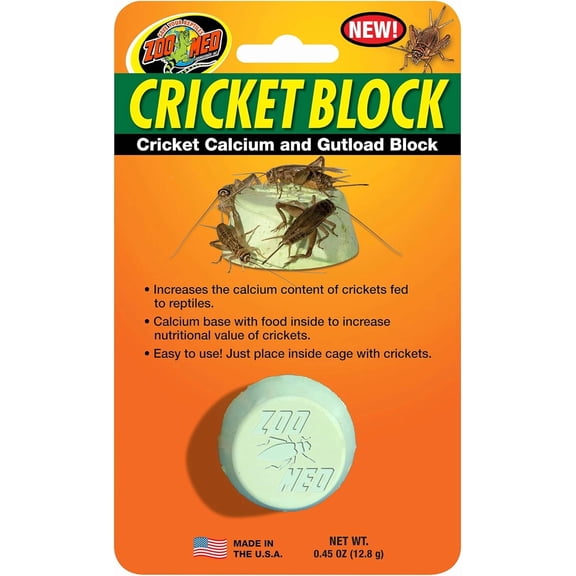 Zoo Med Cricket Calcium & Gutload Block (.45 oz)