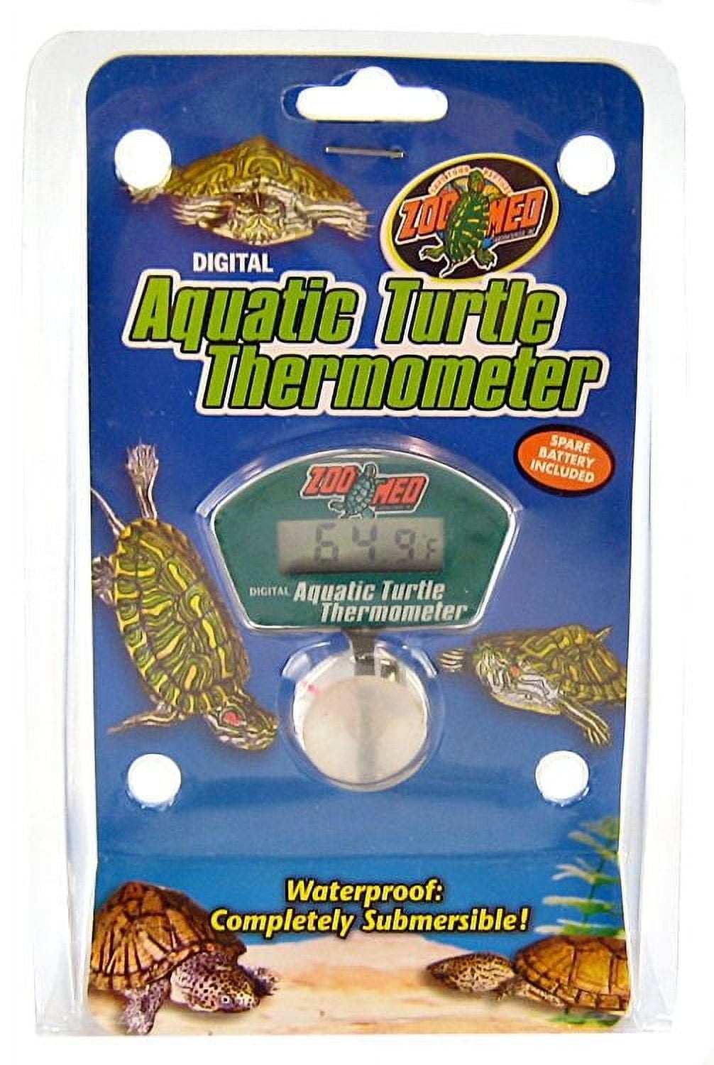 Zoo Med Digital Aquatic Turtle Thermometer [Reptile Thermometers, Reptile Supplies] 1 count