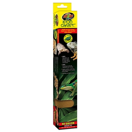 Zoo Med Eco Carpet Reptile Carpet - Tan 40 gal breeder (18" x 36")