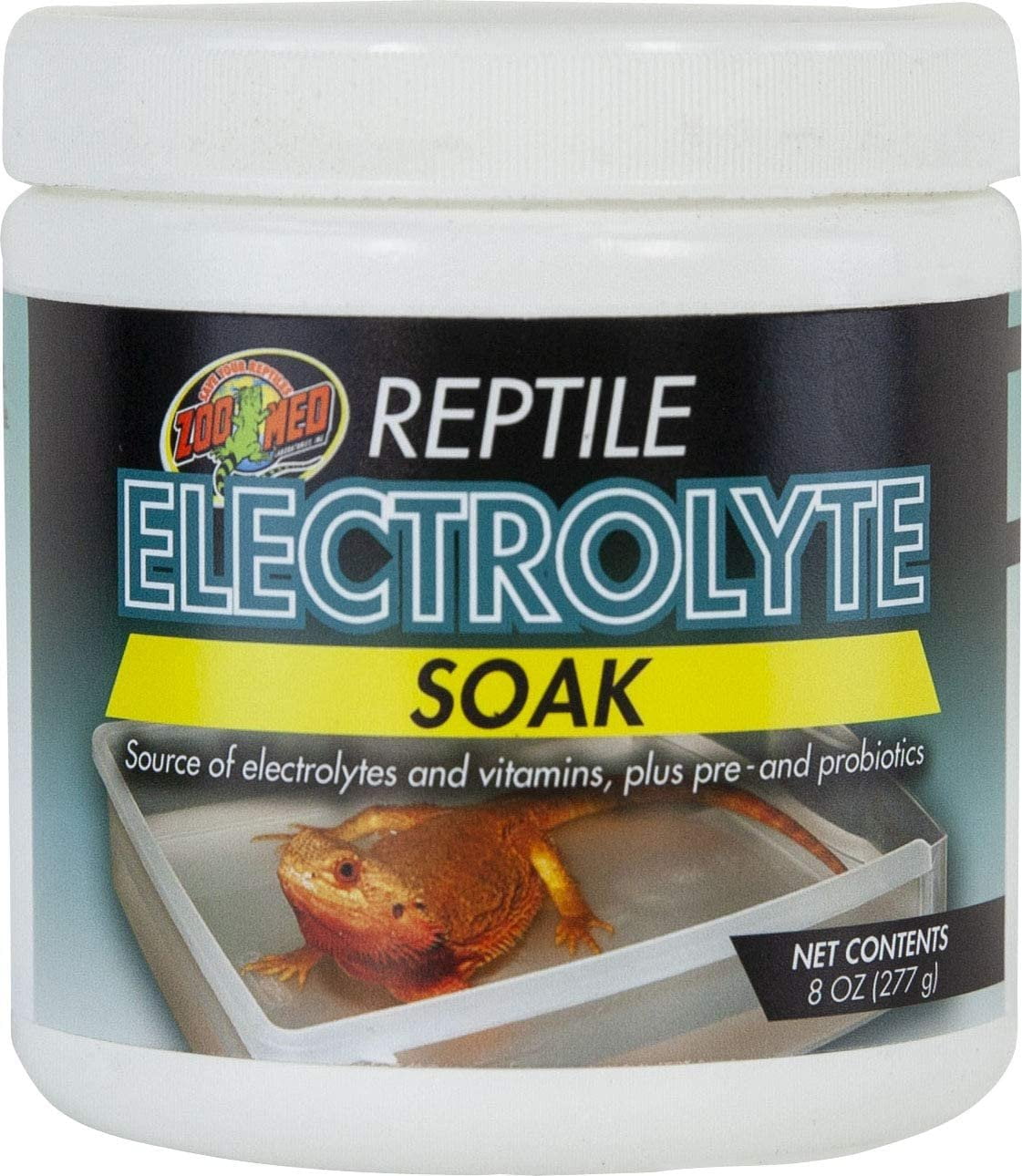 Curated visual reference: Fresh Look at Zoo Med Electrolyte Soak For Reptiles 8 Oz Vitamins Hydration