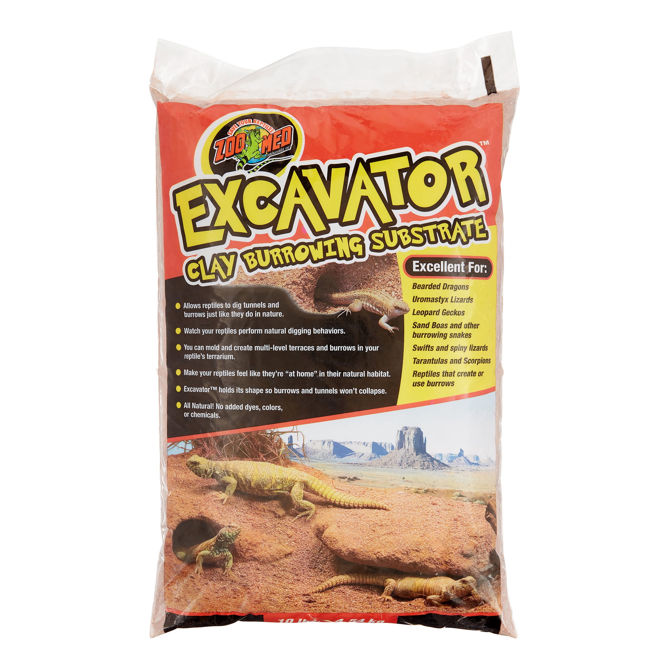 Zoo Med Excavator Clay Burrowing Substrate, 10 Lb