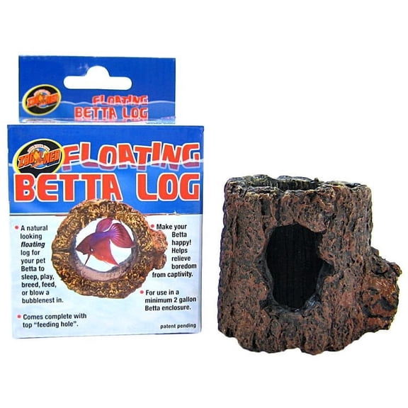 Zoo Med Floating Betta Log [Habitat, Aquarium Supplies] 1 count