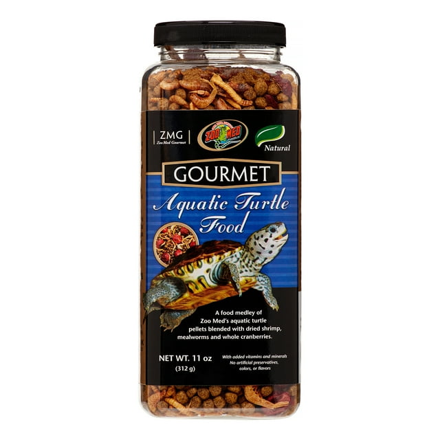 Zoo Med Gourmet Aquatic Turtle Food, 12 oz.