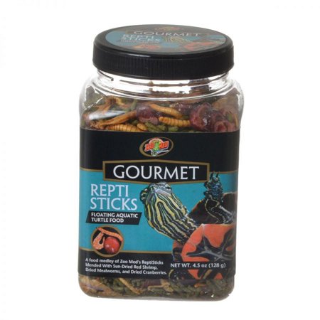 Zoo Med Gourmet Repti Sticks Floating Aquatic Turtle Food 4.5 oz