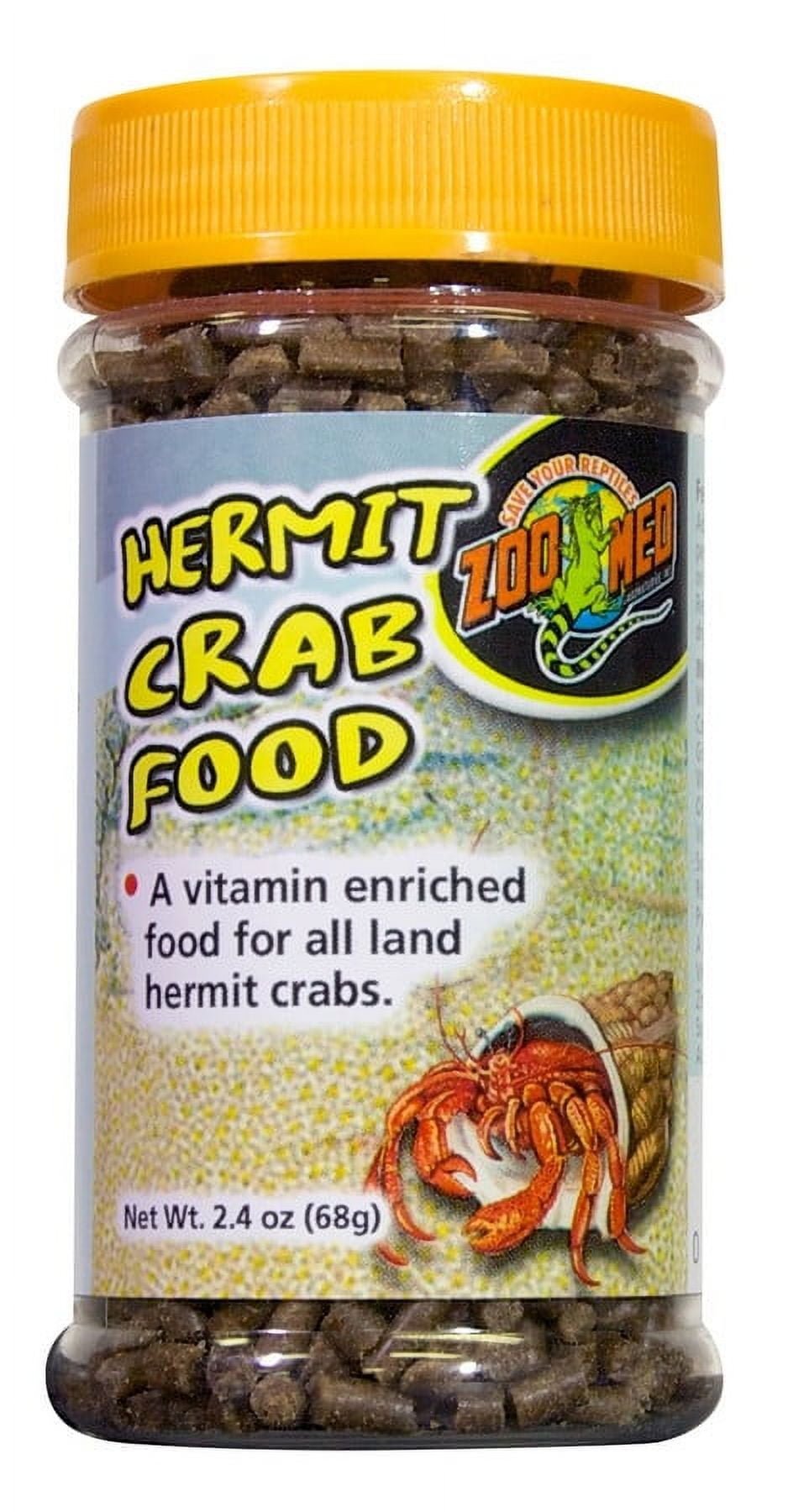 Zoo Med Hermit Crab Food Vitamin Enriched for All Land Hermit