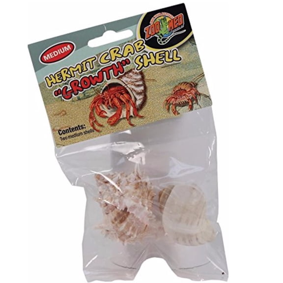 Zoo Med HC-36 Growth Hermit Crab Shell, Medium, 2 Pack