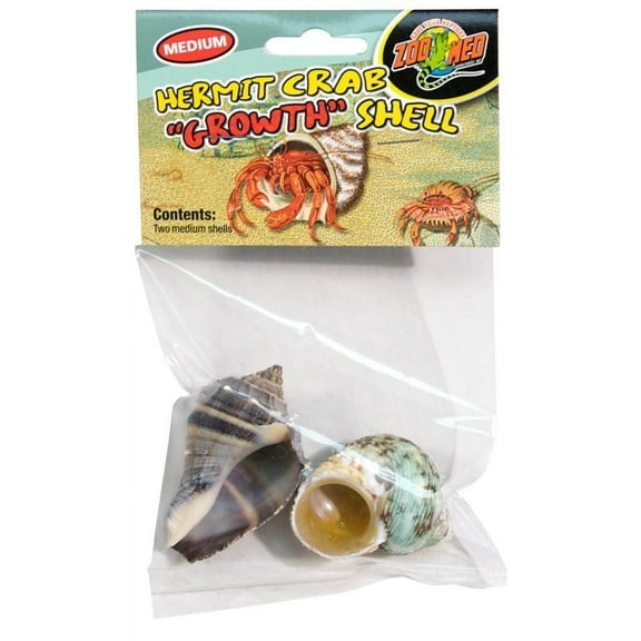 Zoo Med Hermit Crab Growth Shell Reptile Habitat Terrarium Medium 2 pack