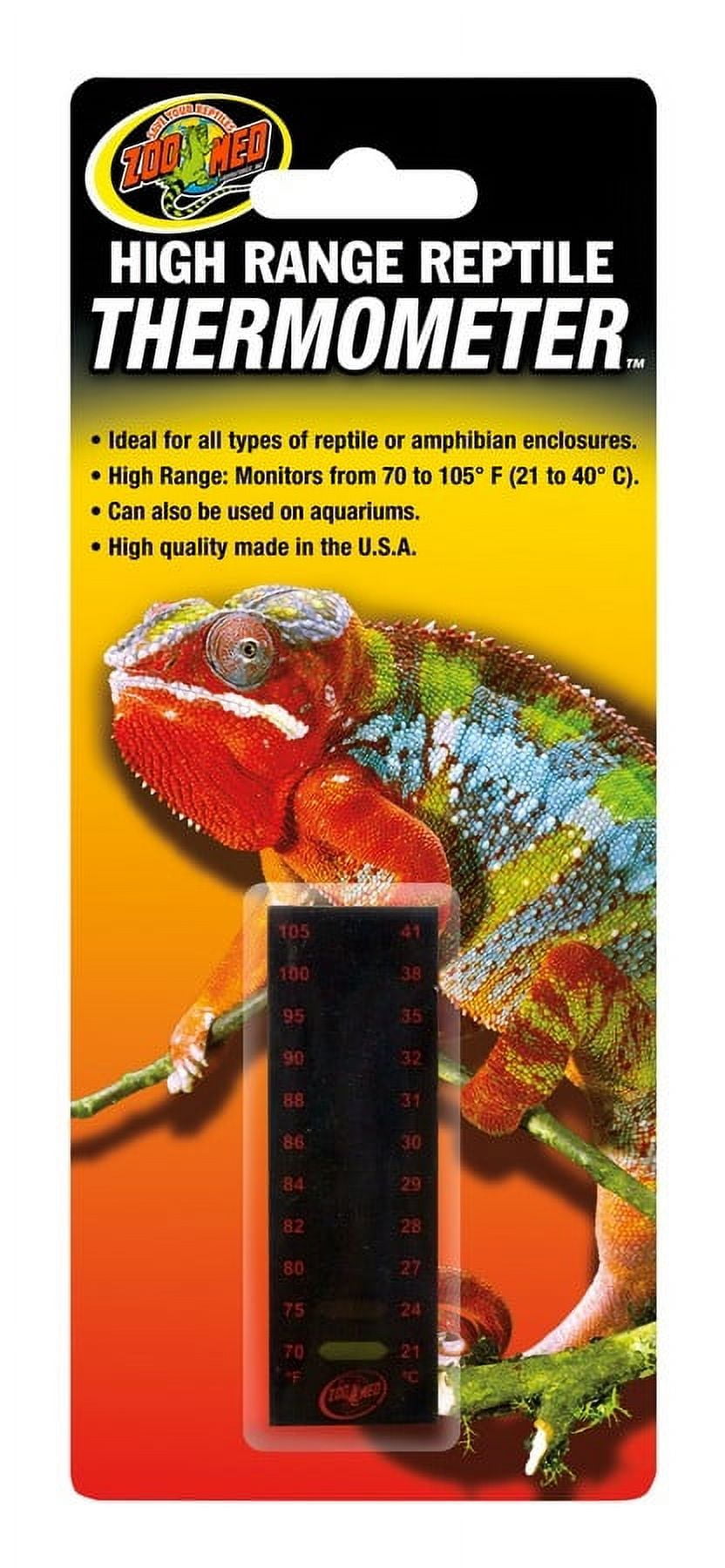 Zoo Med High Range Reptile Thermometer [Reptile Thermometers, Reptile Supplies] 12 count