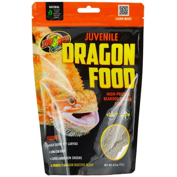 Zoo Med Juvenile Bearded Dragon Food [Reptile Bearded Dragon Food, Reptile Supplies] 4.5 oz