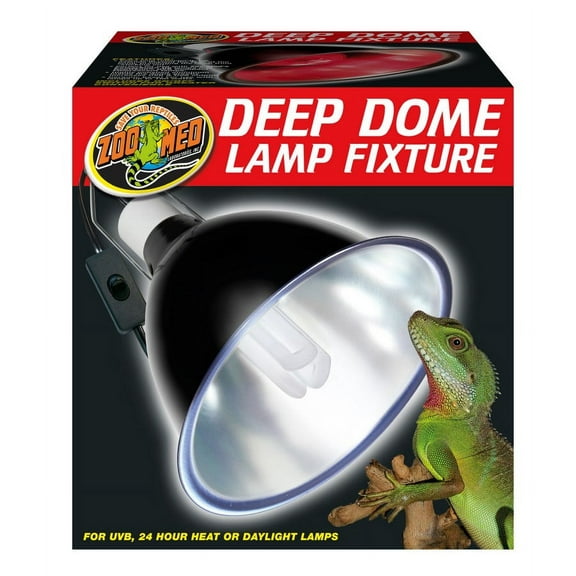 Zoo Med Laboratories 160 Watt Deep Dome Lamp Fixture 8.5 Inch Bottom Diameter