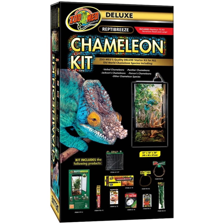 Zoo Med Deluxe Reptibreeze Chameleon Kit, 18x18x36 in. Reptile
