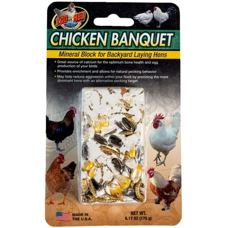 Zoo Med Chicken Banquet Mineral Block