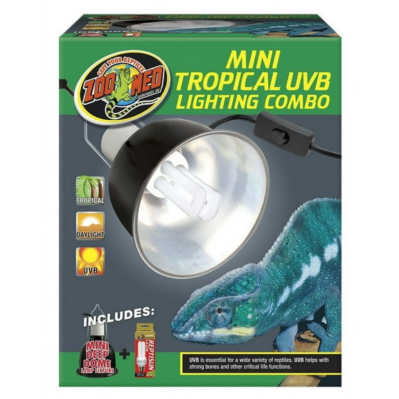 Zoo Med Laboratories Mini Tropical Uvb Lighting Combo