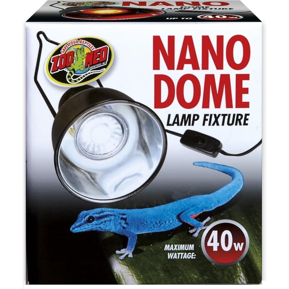 Zoo Med Laboratories Nano Dome Lamp Fixture 4 Inch Bottom Diameter
