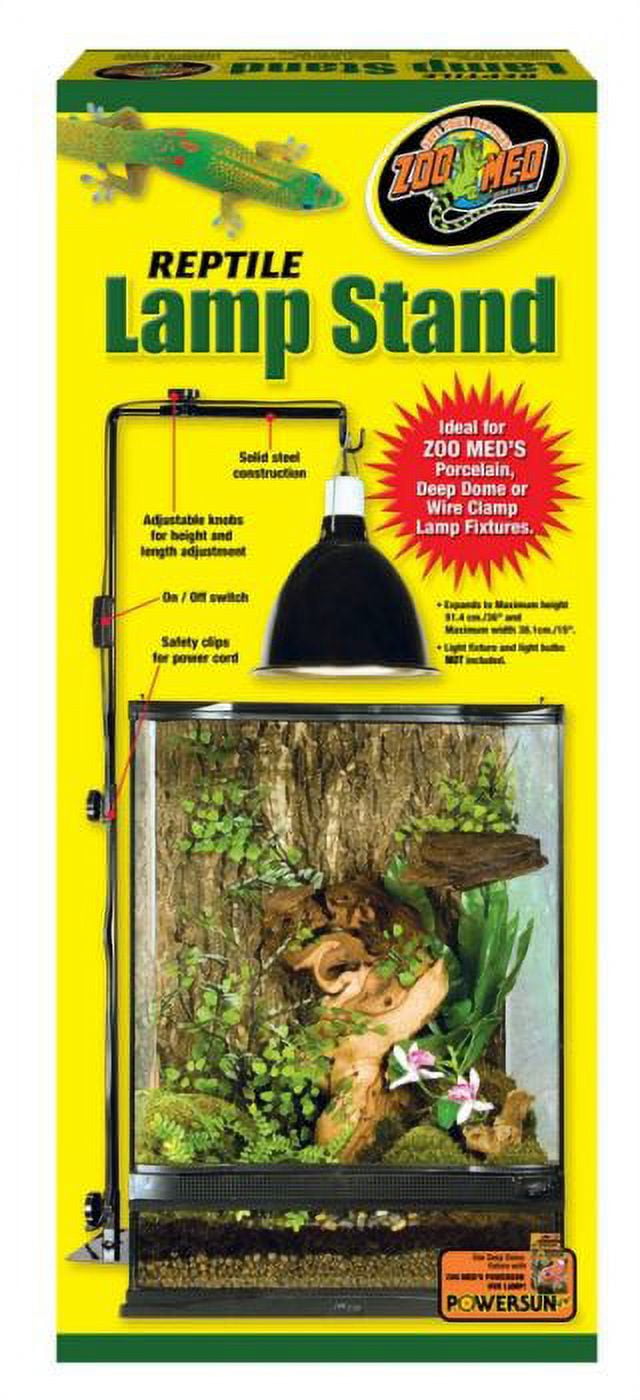Zoo med 2025 lamp stand
