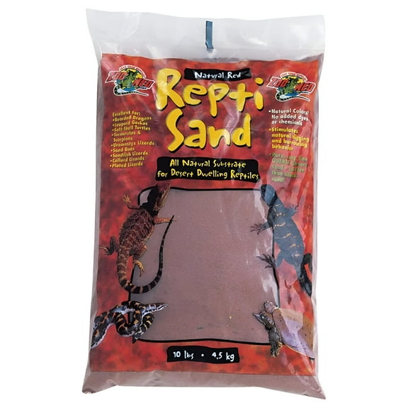 Zoo Med Laboratories Reptisand All Natural Terrarium Sand Natural Red 10 Lbs