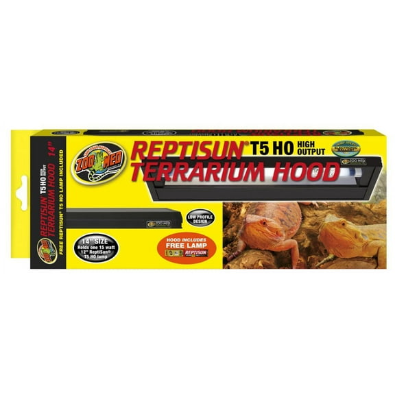 Zoo Med Laboratories Reptisun T5 HO Terrarium Hood 14 in