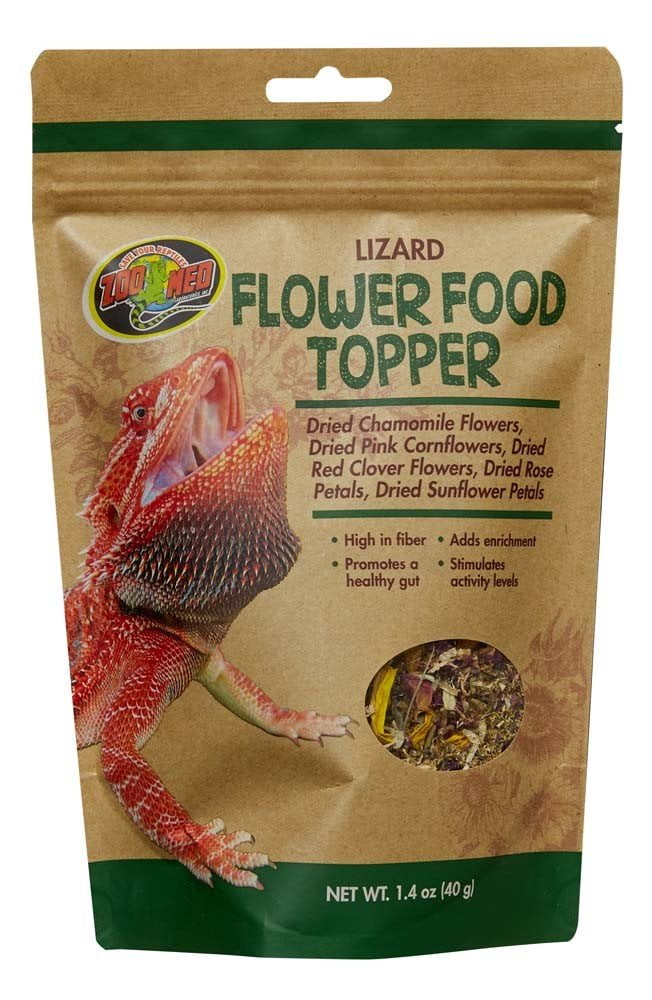 Natural Dried Flower Food Topper for Lizards
