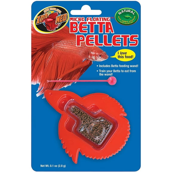 Zoo Med Micro Floating Betta Pellet Fish Food 0.15 oz