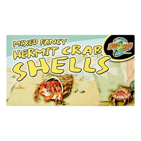 Zoo Med Mixed Fancy Hermit Crab Shells, 24-Count