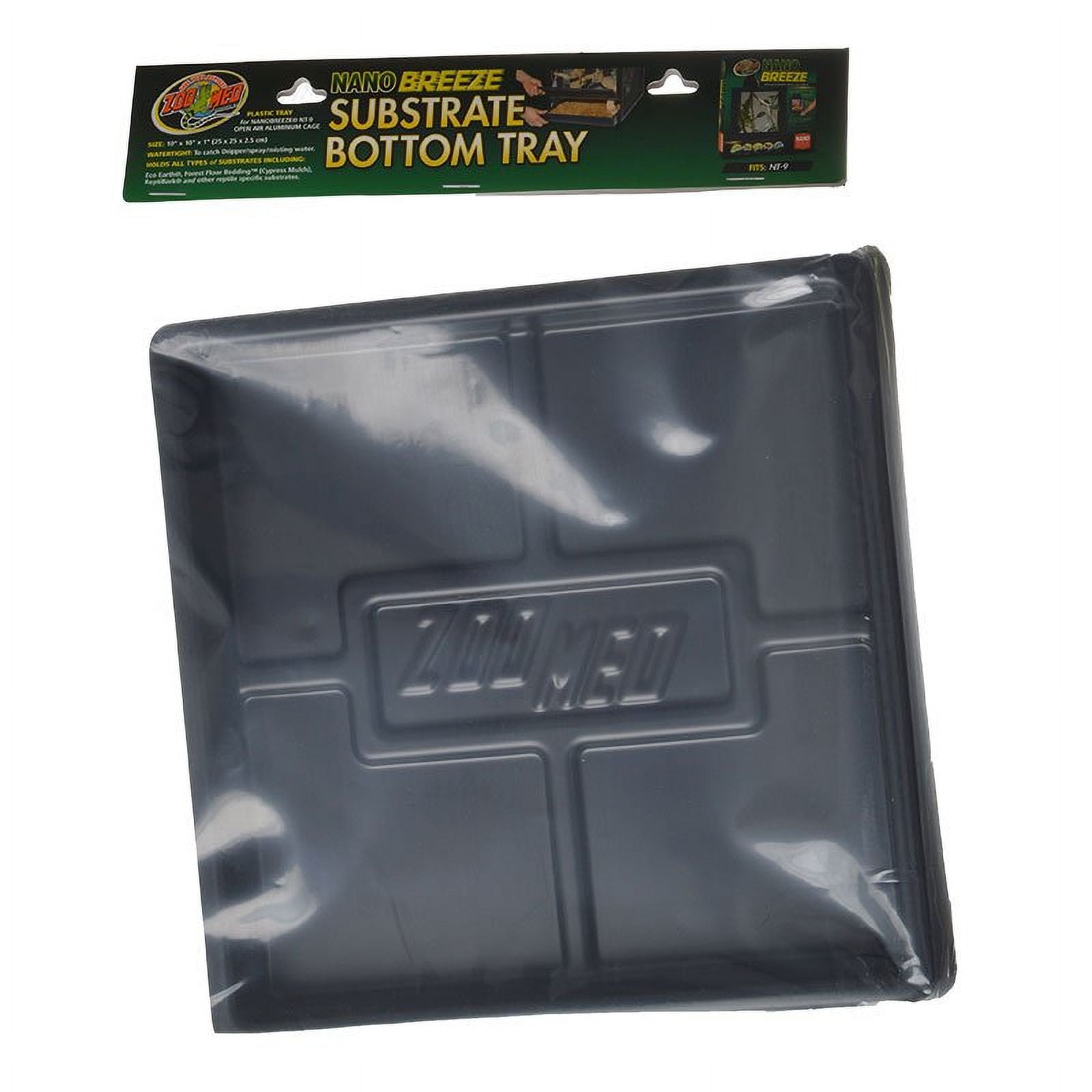 Zoo Med Nano Breeze Substrate Bottom Tray [Tray] 1 count - Walmart.com