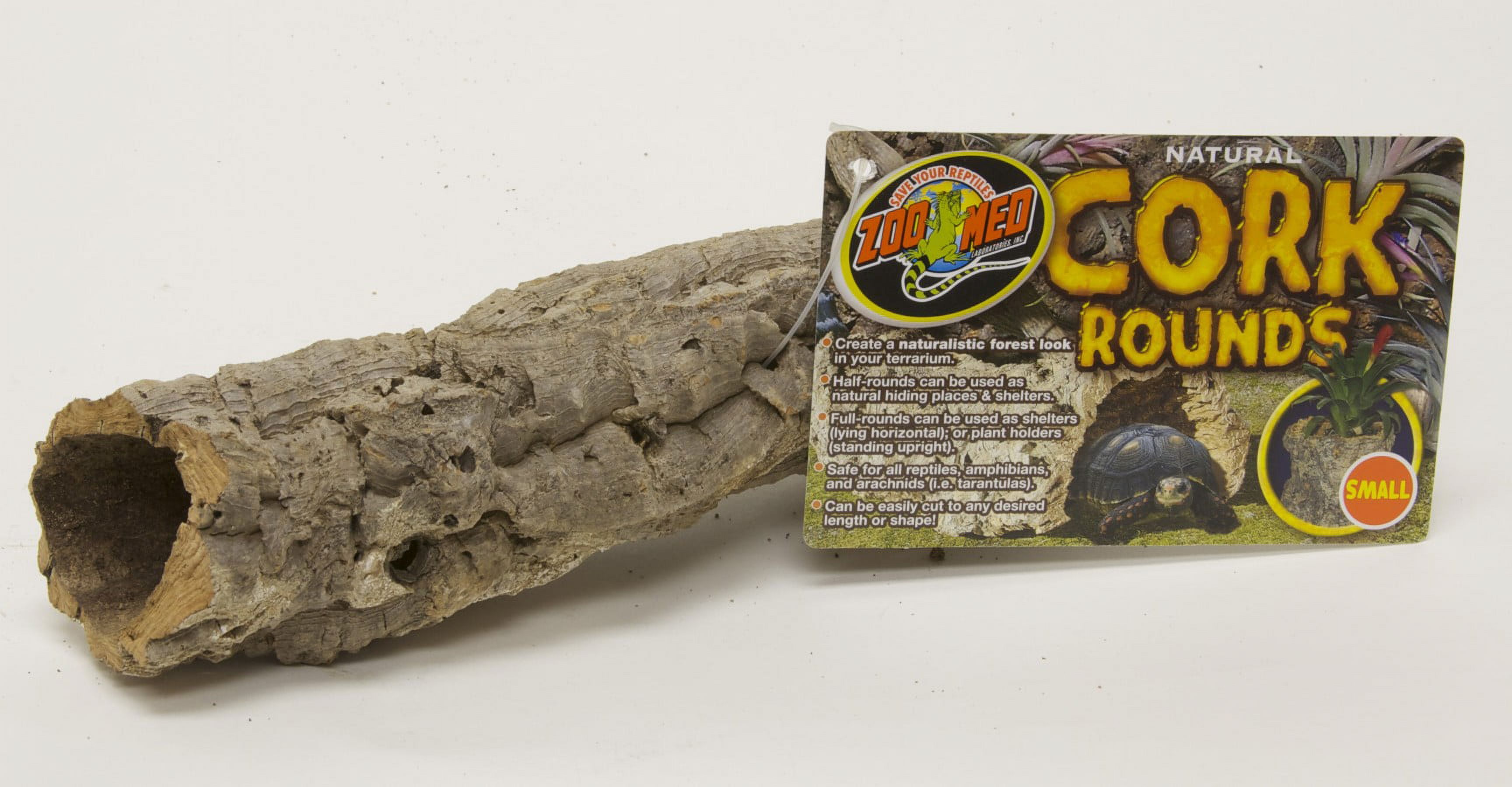 Zoo Med, Natural Cork Bark Round Small, No code, Forest look - Walmart.com