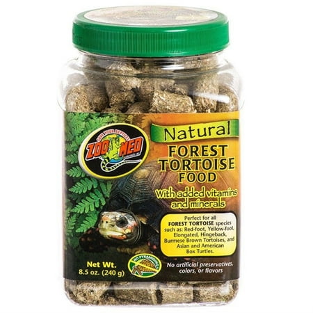 Zoo Med Laboratories SZMZM120 Natural Forest Tortoise Food, 8.5-Ounce Multi-Colored