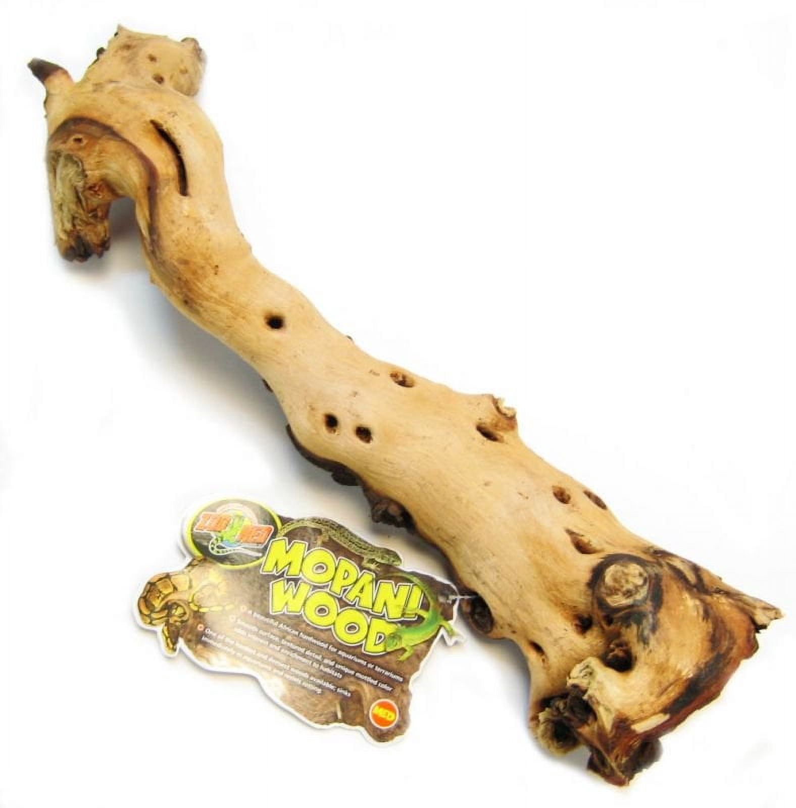 Zoo Med Natural Mopani Wood for Terrariums or Aquariums [Decor, Reptile Supplies] Medium - 1 count