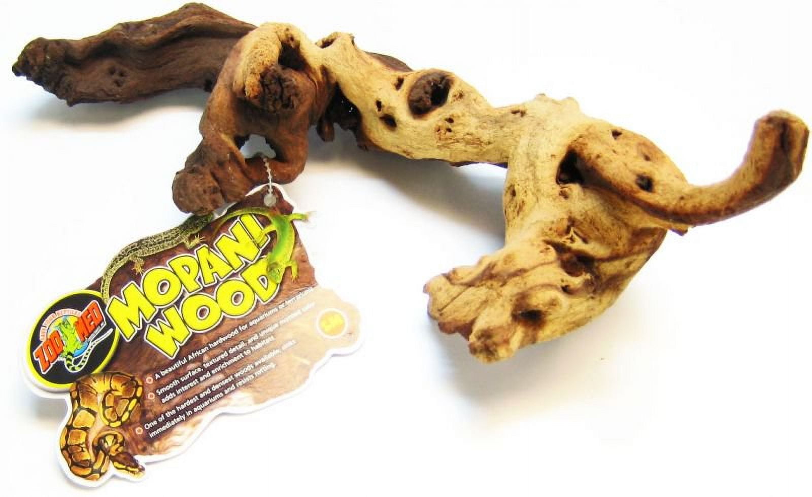 Zoo Med Natural Mopani Wood for Terrariums or Aquariums [shelters, Reptile Supplies] Small - 6 count