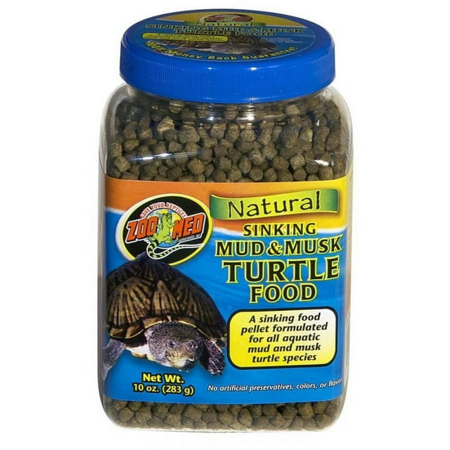 Zoo Med Natural Sinking Mud & Musk Turtle Food 10 oz - Walmart.com