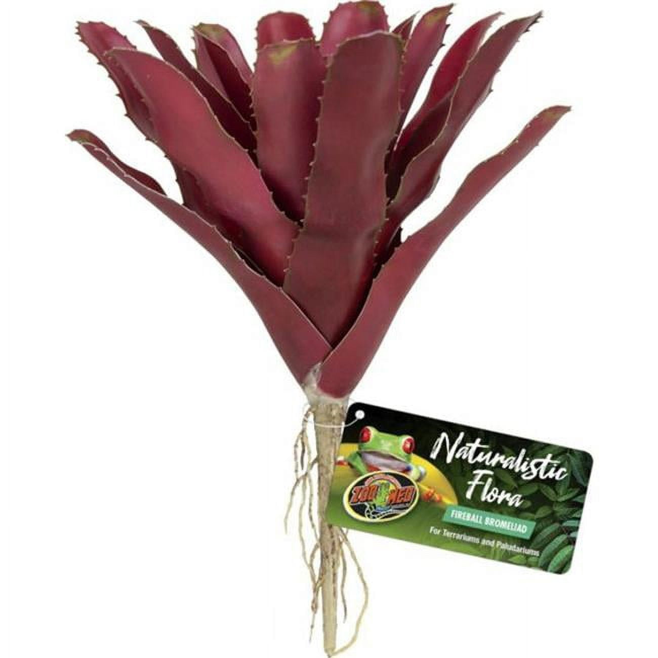 Zoo Med Red Plastic Artificial Fireball Bromeliad Vine