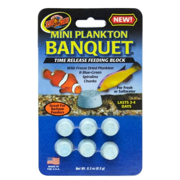 Zoo Med Plankton Banquet Fish Feeding Block