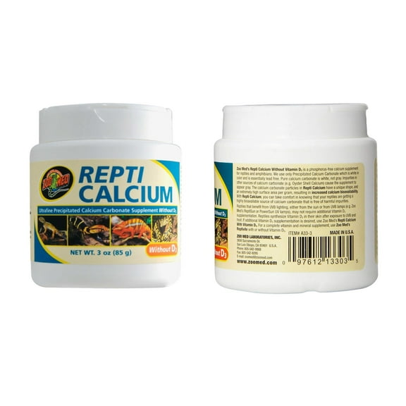 Zoo Med Repti Precipitated Calcium Carbonate Ultra Fine 3 oz Supplement