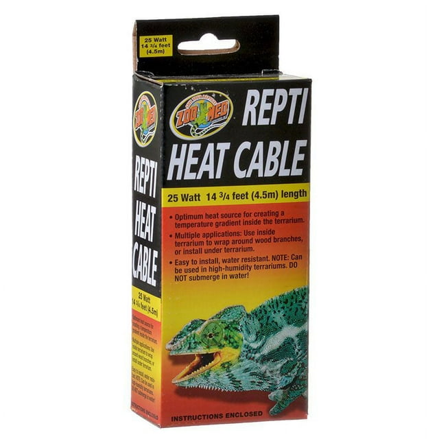Zoo Med Repti Heat Cable 25 Watts 14.75 ft