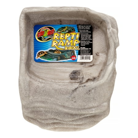 Zoo Med Repti Ramp Terrarium Bowl, Large, Assorted Colors