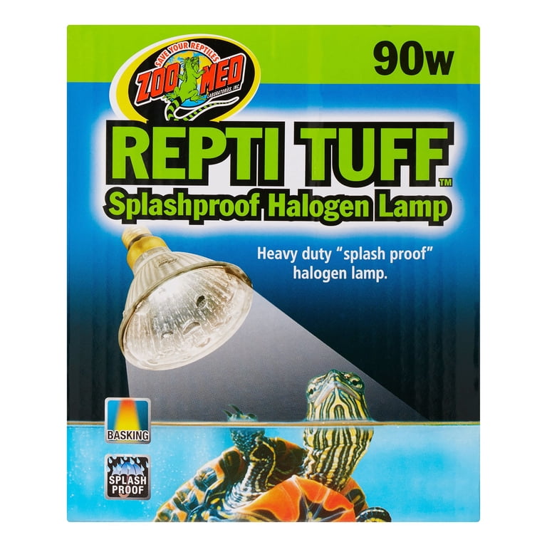 Zoo Med, Repti Tuff Splashproof Halogen Lamp, 90 Watt, for Turtles