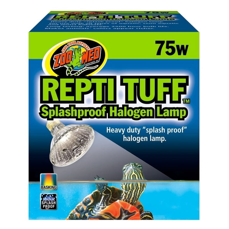 Zoo Med Repti Tuff Splashproof Halogen Lamp [Reptile Halogen Bulbs
