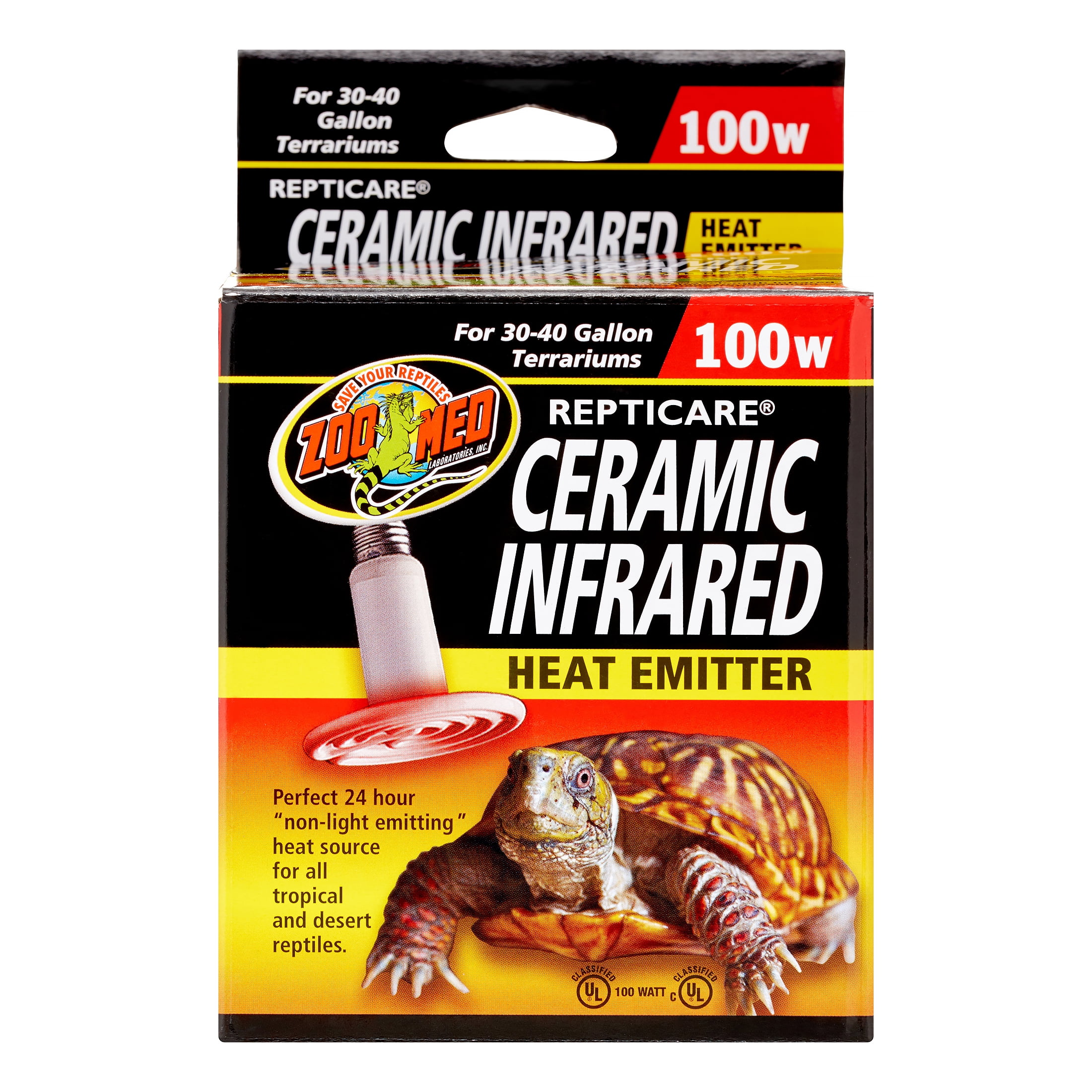 Zoo Med ReptiCare Ceramic Infrared Heat Emitter, 100 Watt
