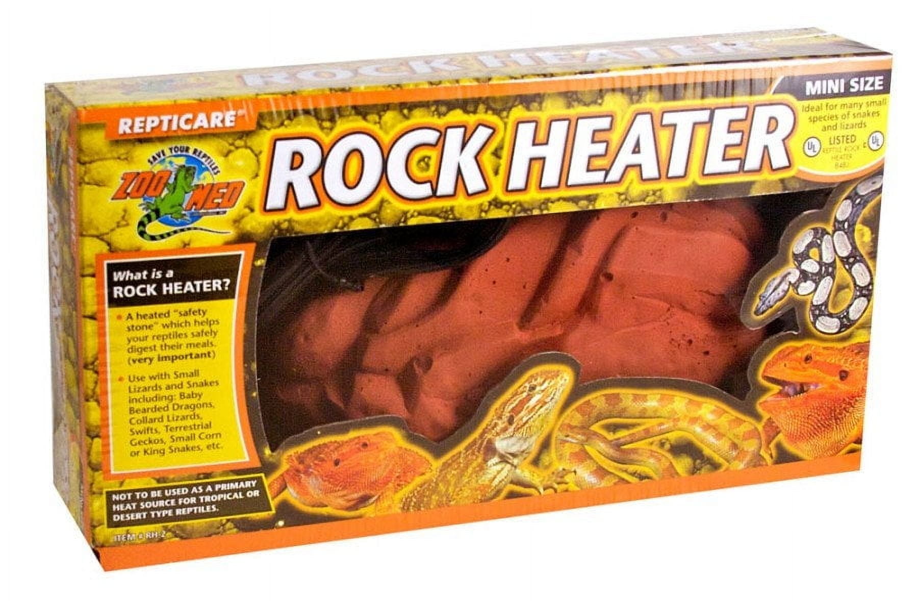 Zoo Med, ReptiCare Rock Heater, Mini 5 Watt, Red Hydrated Rock ...
