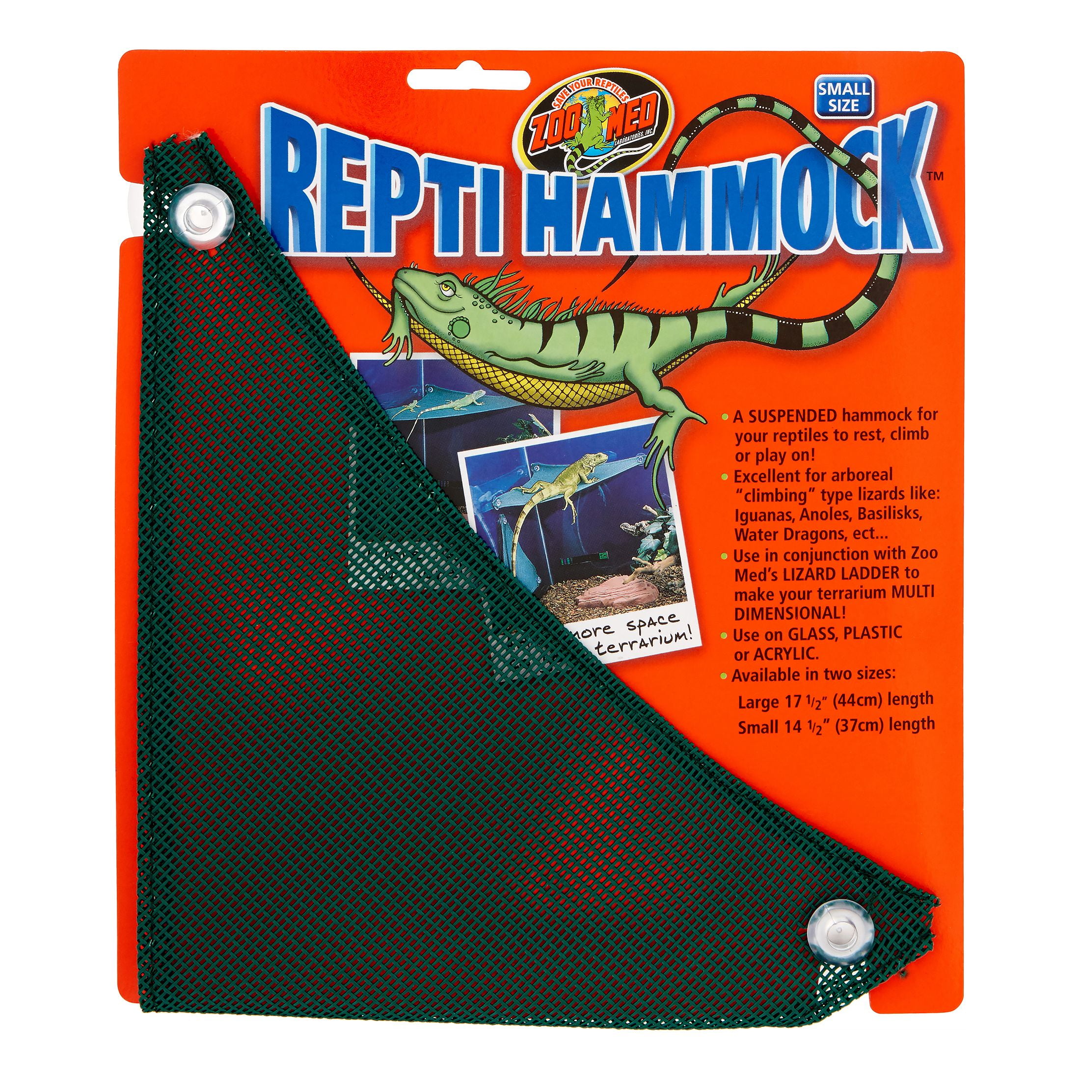 Zoo Med ReptiHammock for Reptiles Small 14.2 inch Length - Walmart.com