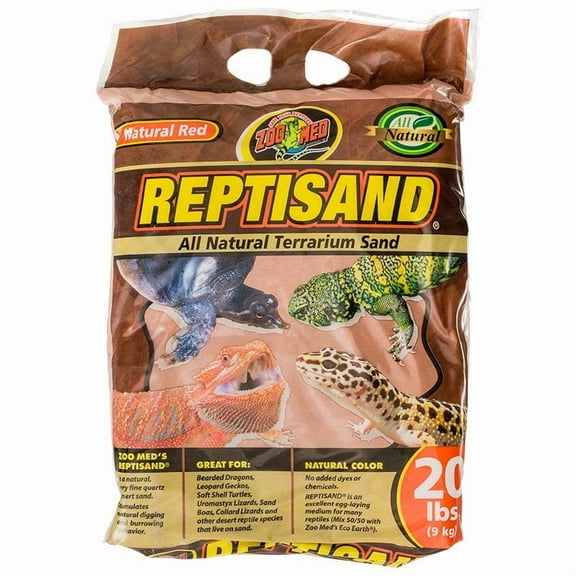 Zoo Med ReptiSand Natural Red [Reptile Sand and Gravel, Wholesale Reptile Clearance, Reptile Supplies] 40 lb (2 x 20 lb)